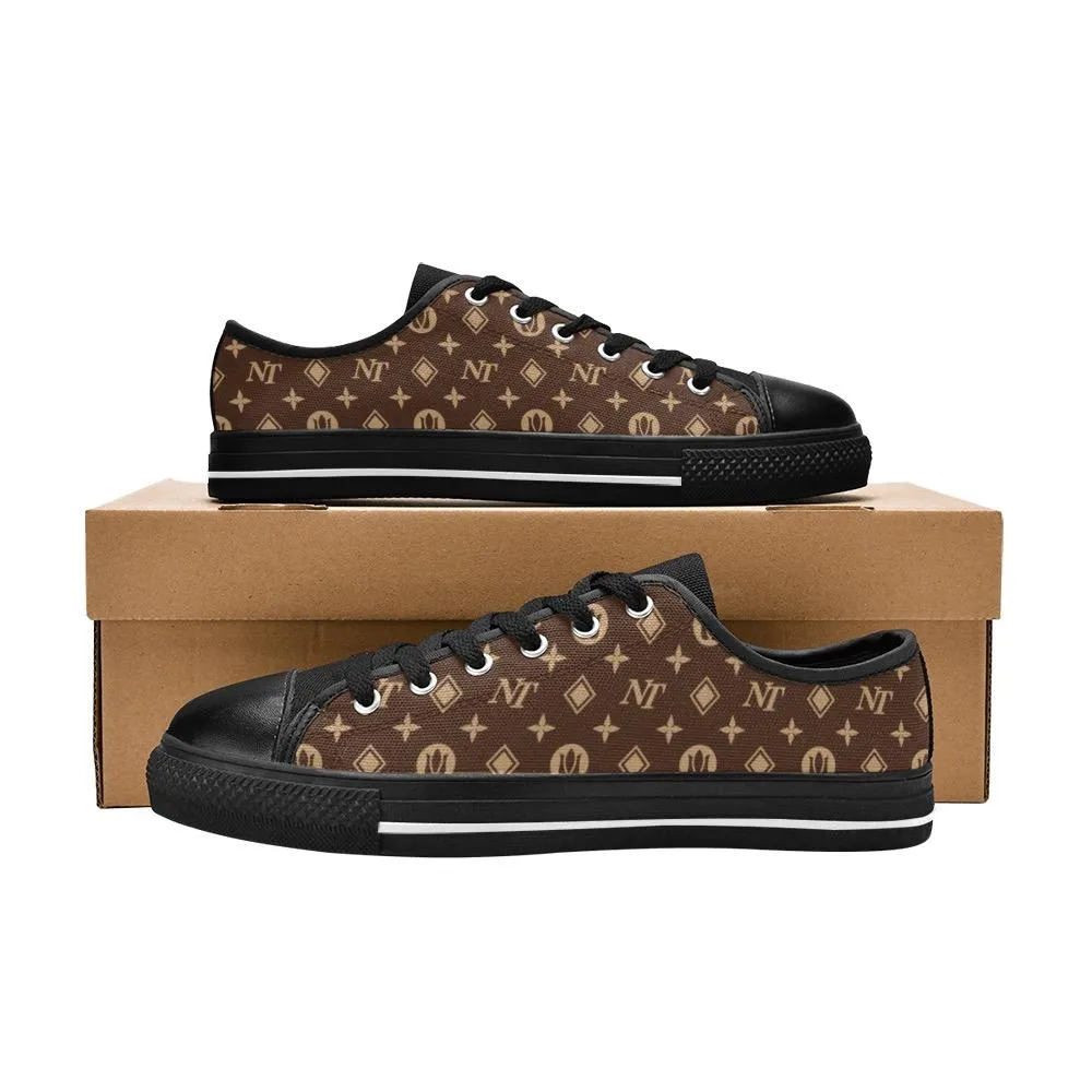 Fancy NT Brown Women's Classic Canvas Shoes