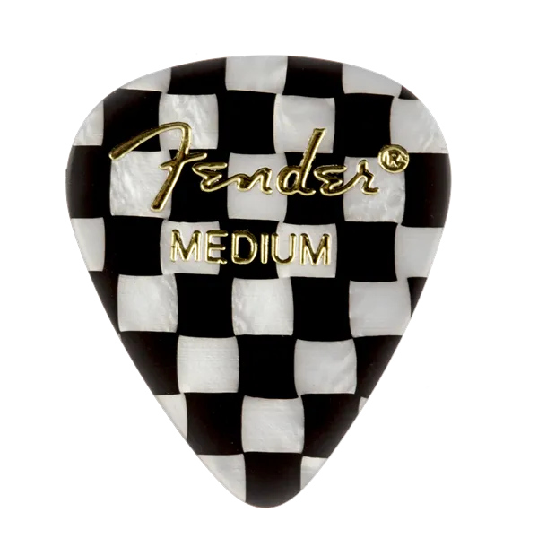 Fender Checker (12 Pack) Med Celluloid