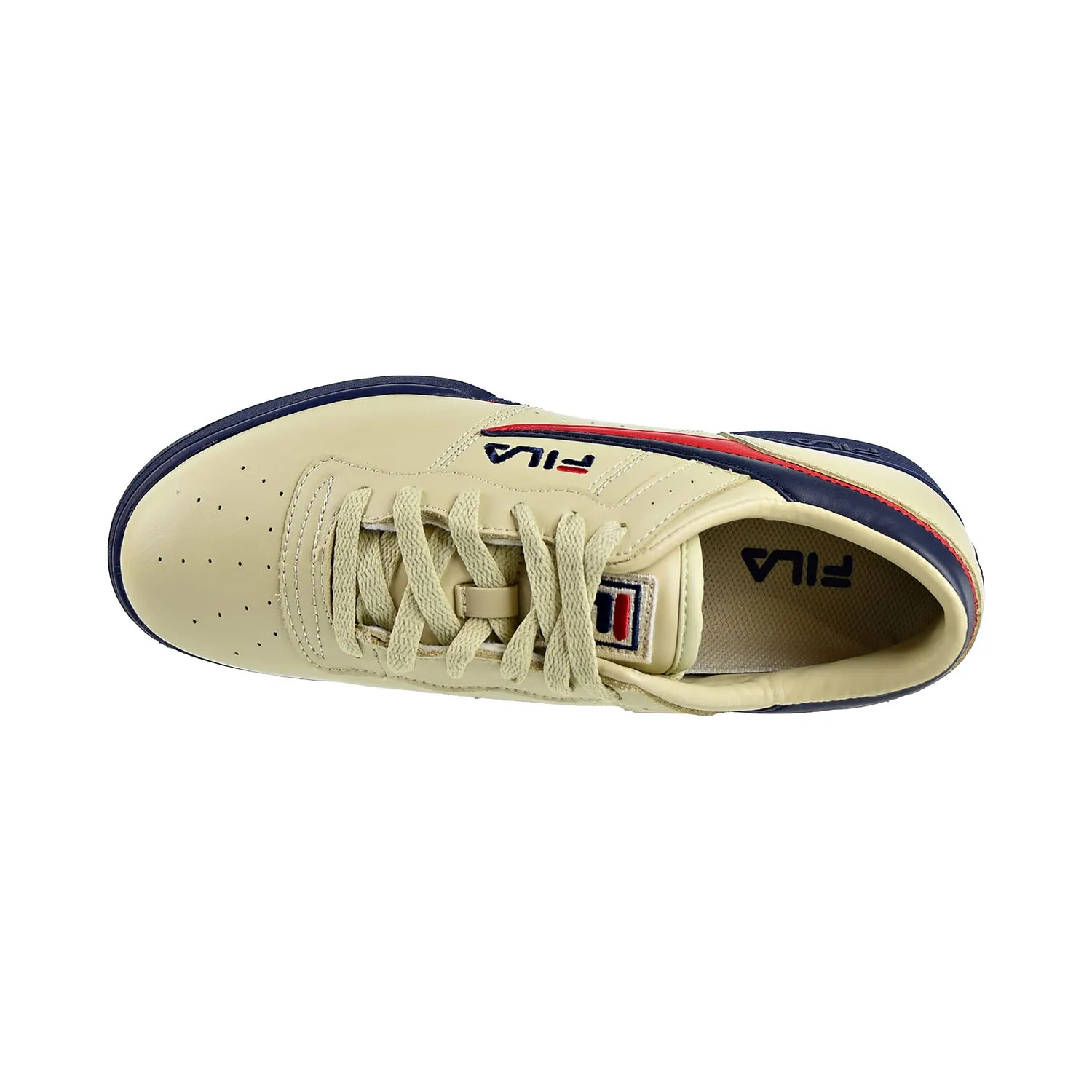 Fila Original Fitness Men's Shoes Cream/Peacoat/Fire Red