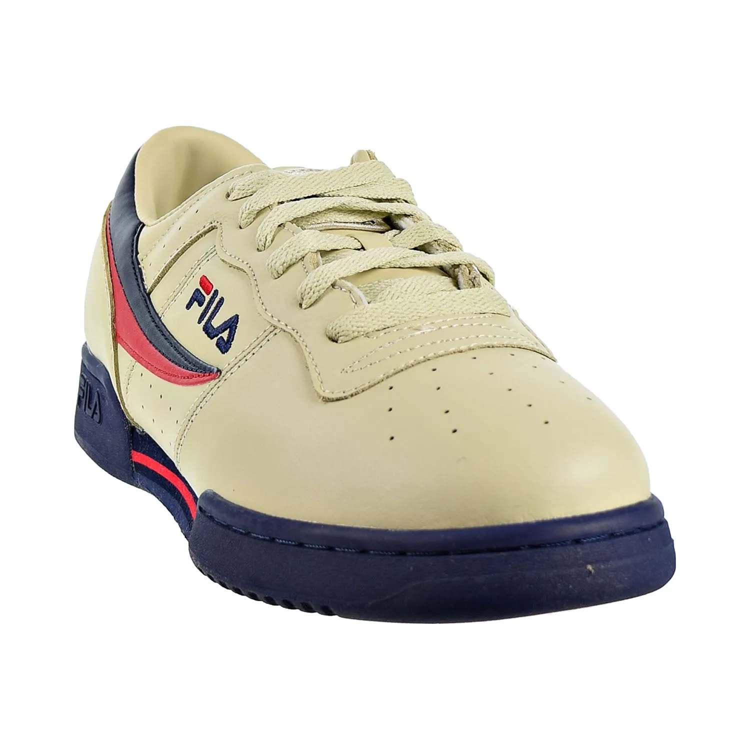 Fila Original Fitness Men's Shoes Cream/Peacoat/Fire Red