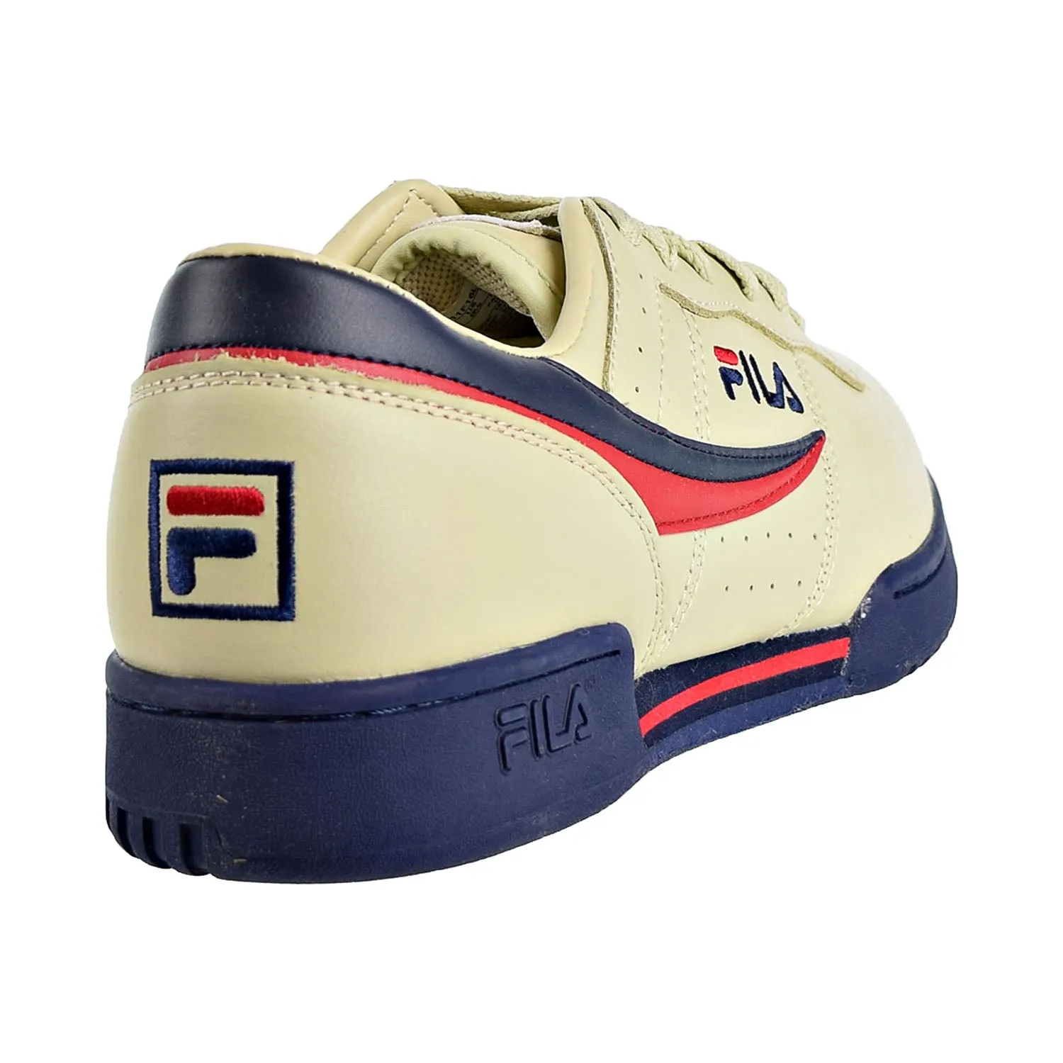 Fila Original Fitness Men's Shoes Cream/Peacoat/Fire Red