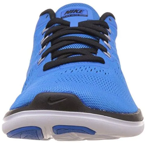 Flex 2016 Rn Running Shoes 10.5 DM Us Pht Blue/Mtllc Slvr/Blk/White