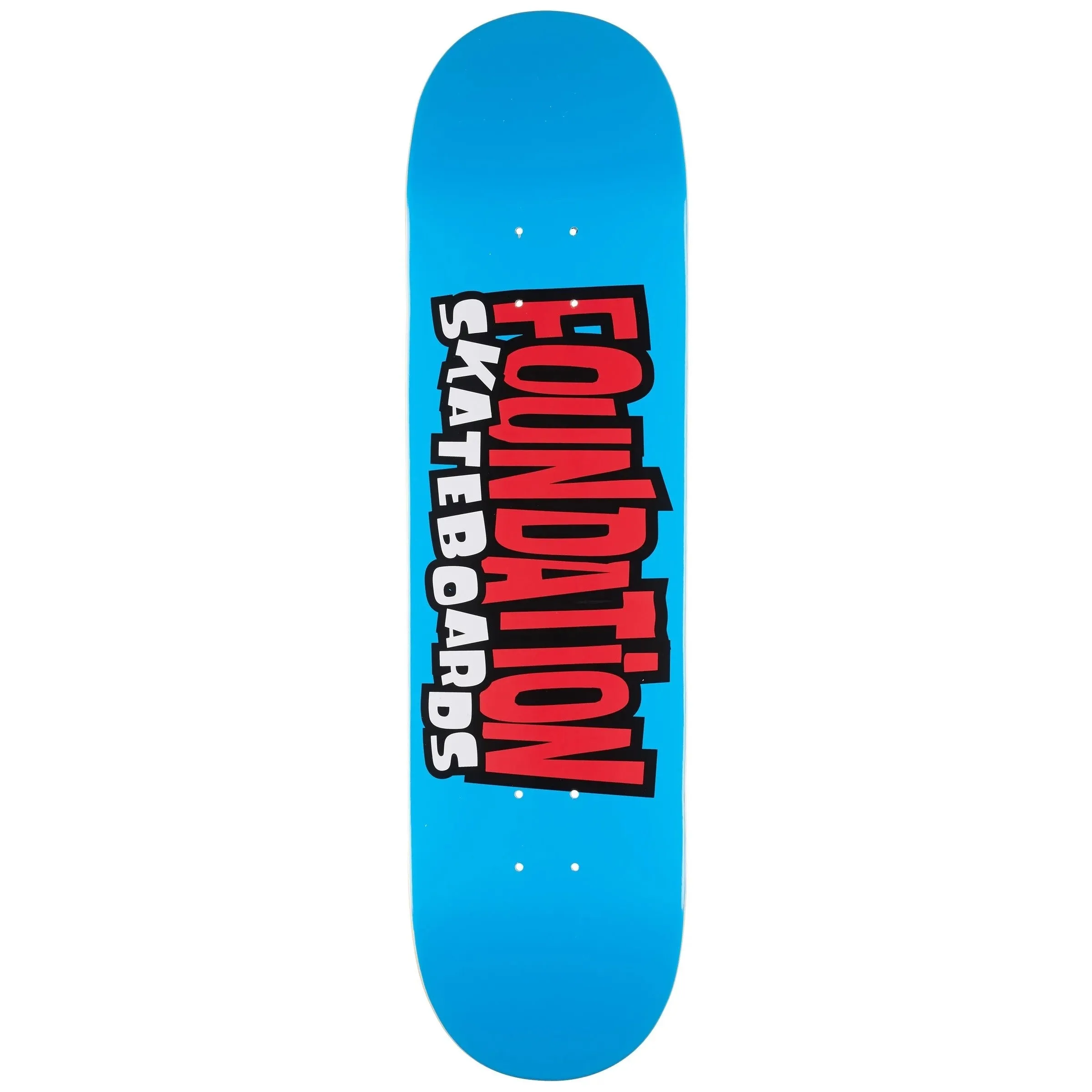 Foundation From The 90's Blue Skateboard Deck 8.25