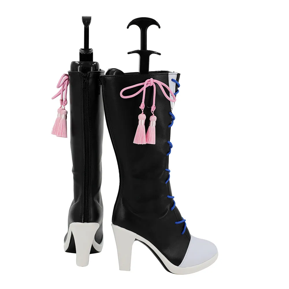 Genshin Impact Kamisato Ayaka Cosplay Shoes Boots Halloween Costumes Accessory Custom Made