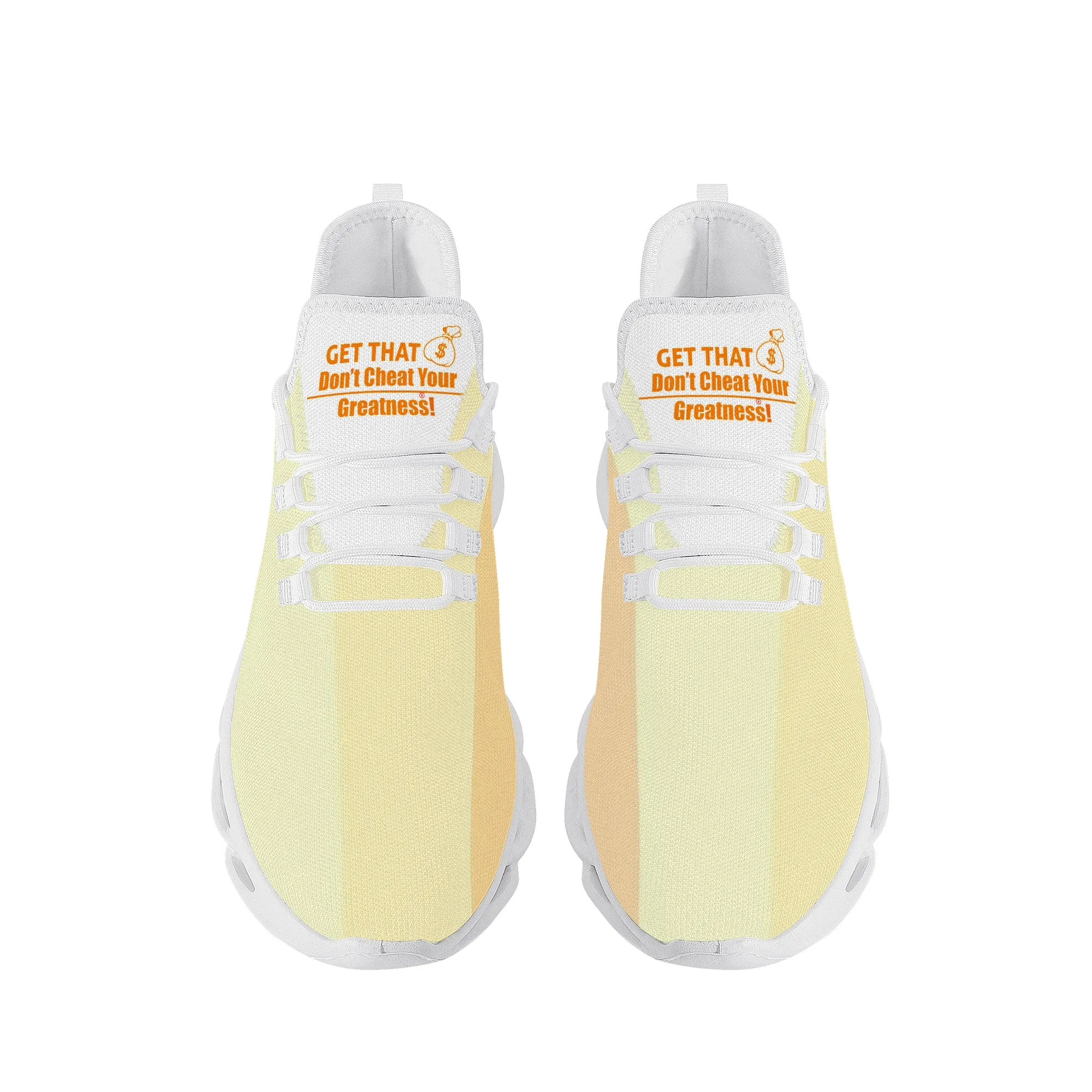 Get That Bag, Sneakers- Orange,White,,Yellow