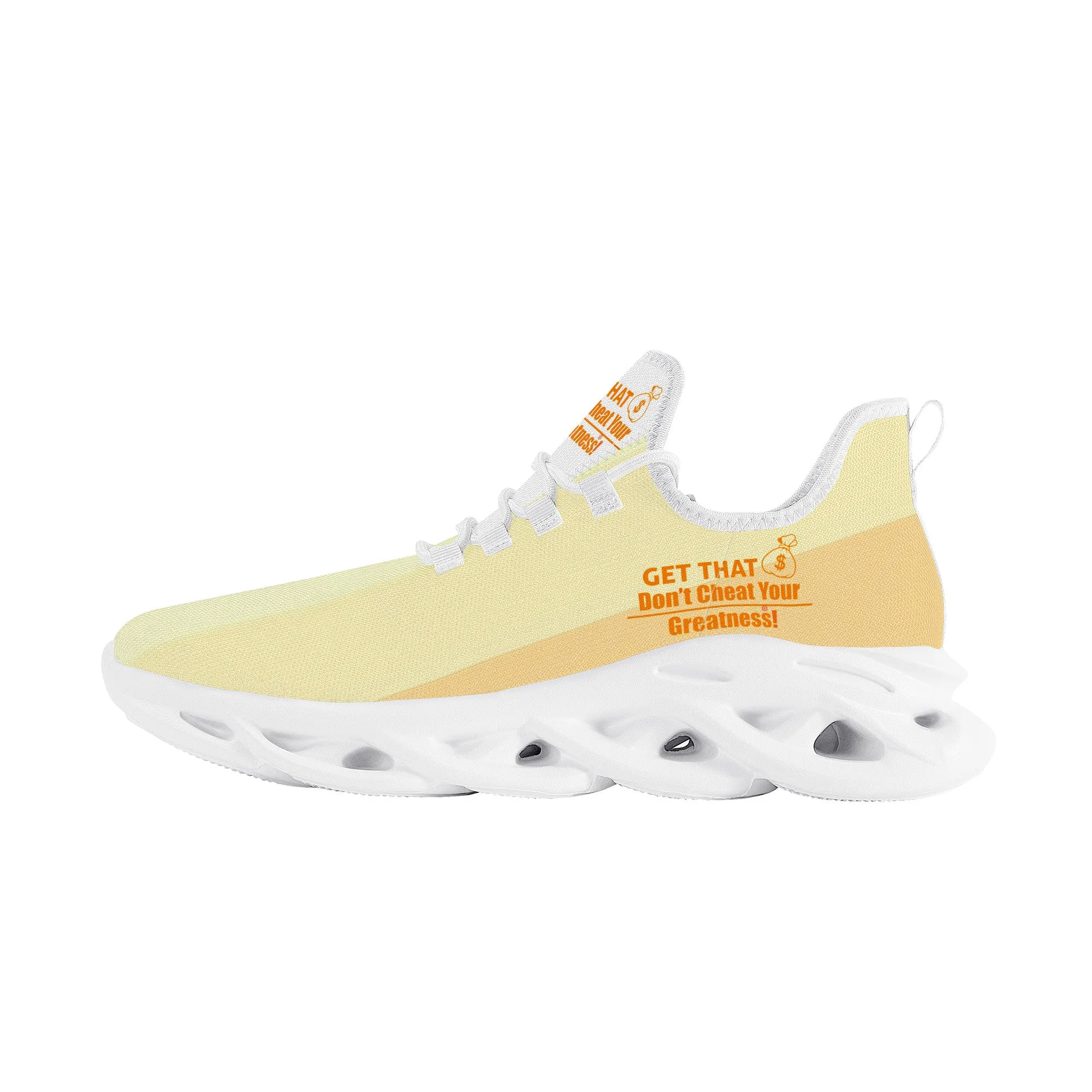 Get That Bag, Sneakers- Orange,White,,Yellow