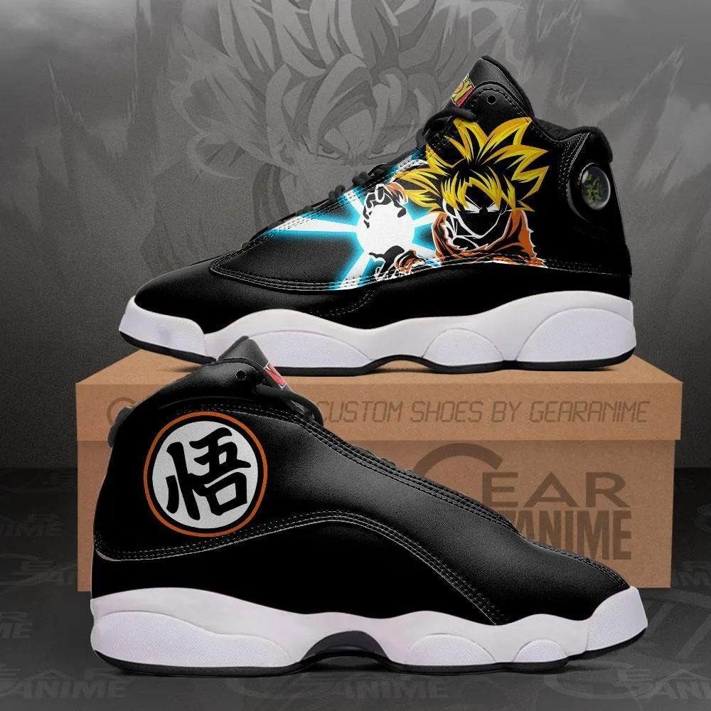 Goku Sneakers Kanji Symbol Custom Anime Dragon Ball Shoes