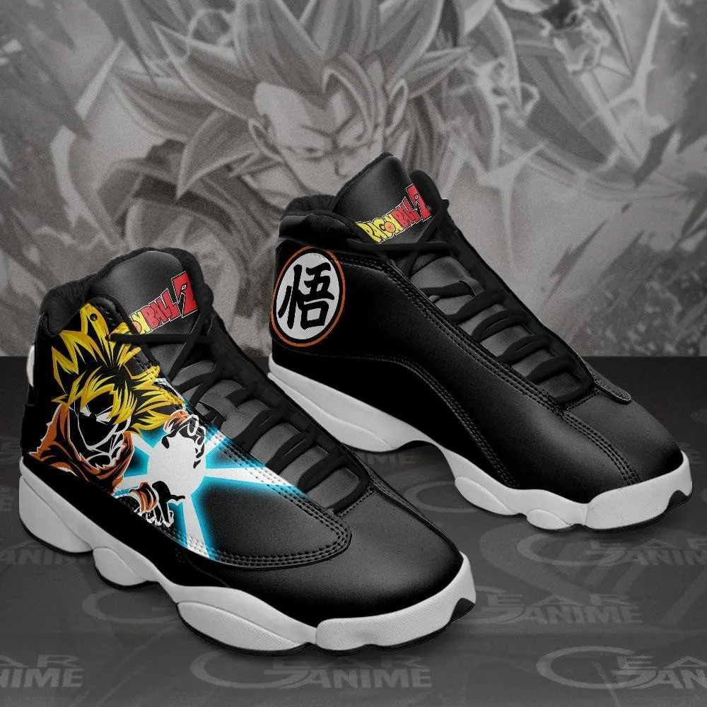 Goku Sneakers Kanji Symbol Custom Anime Dragon Ball Shoes