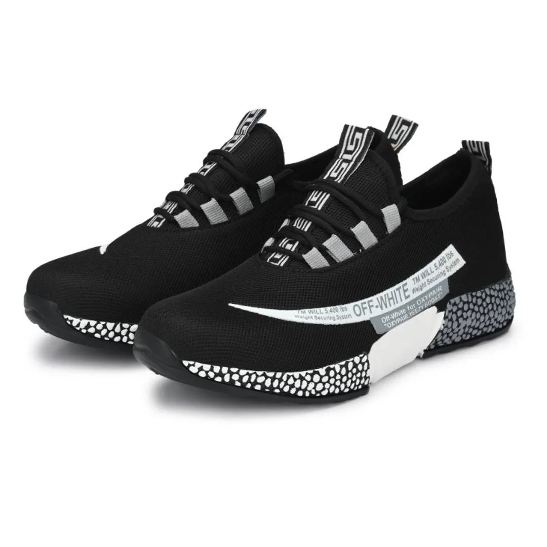 High Fashion Dot Black Sports Sneaker For Men / Boys