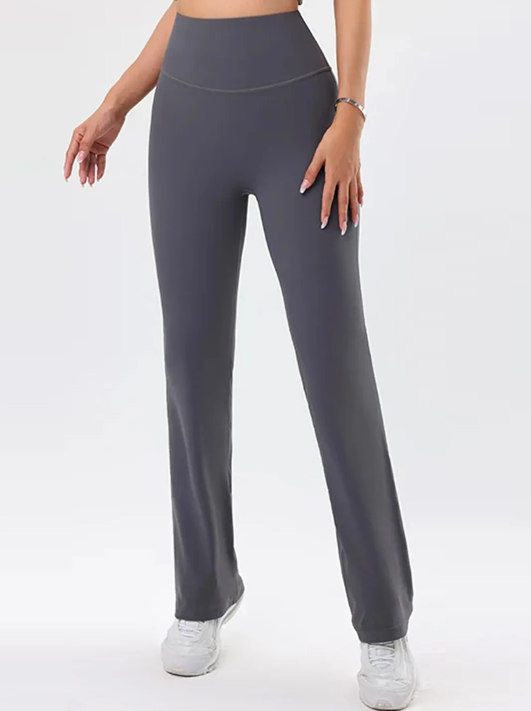 High Waisted Breathable Flared Leggings