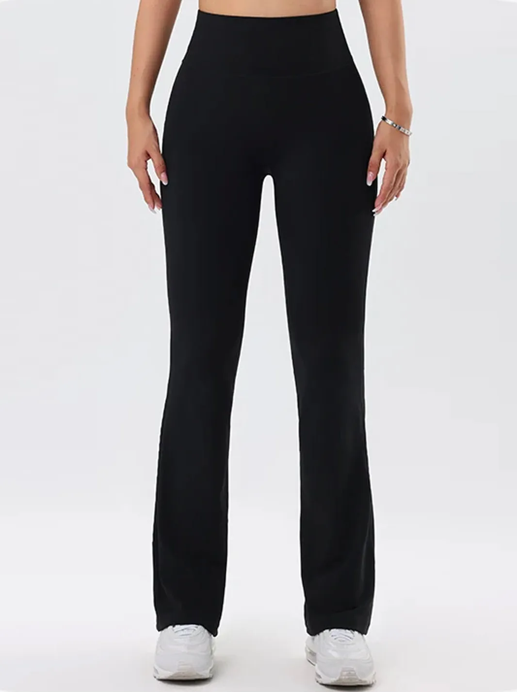 High Waisted Breathable Flared Leggings