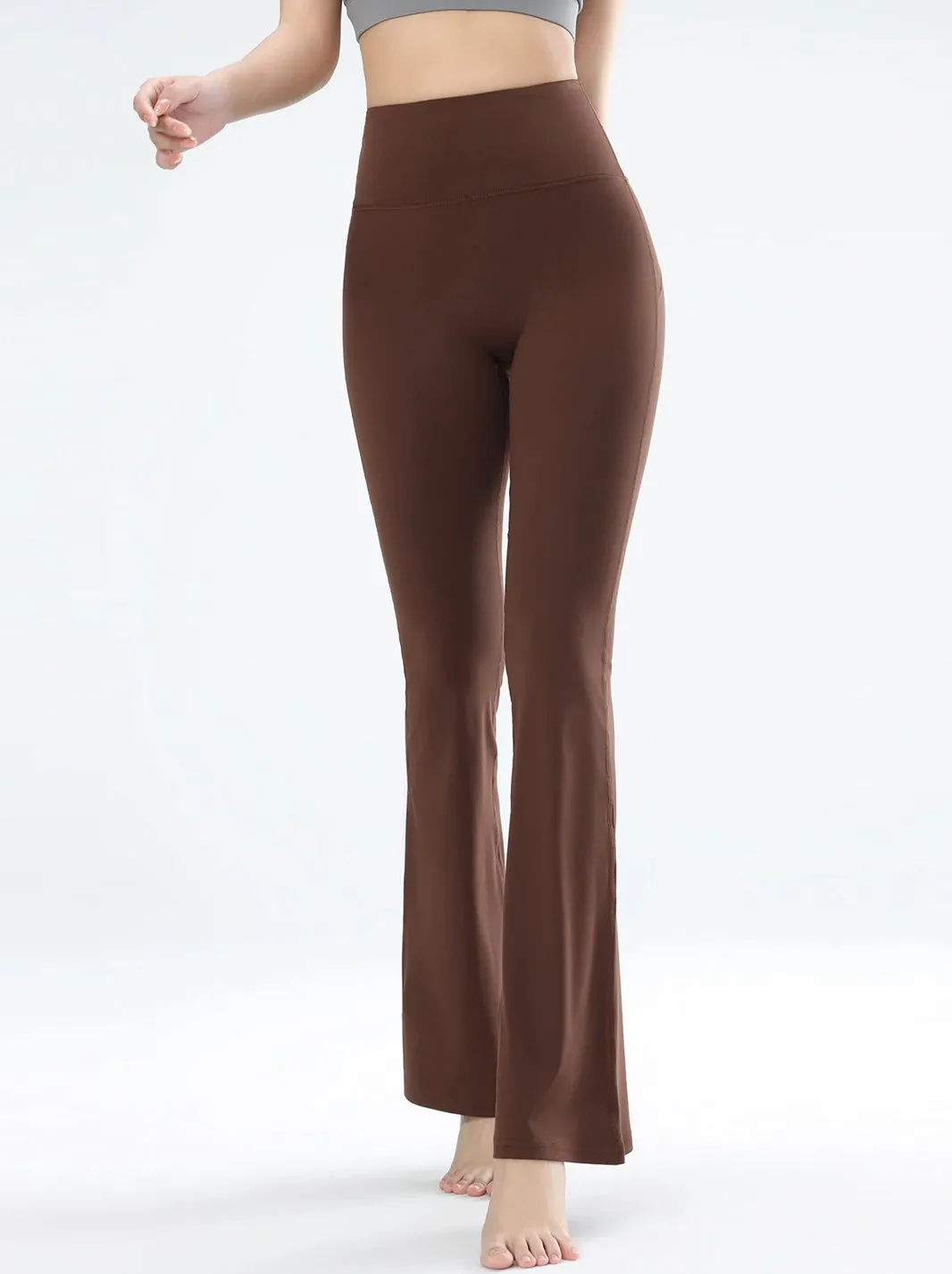 High Waisted Breathable Flared Leggings