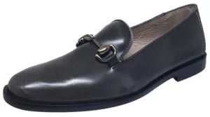 Hoo Shoes Boy's Eric's Smooth Leather High Shine Slip On Upper Detail Oxford Loafer Shoe