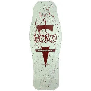 Hosoi Limited 10.5"x 31" Halloween 2022 Bloody White OG Hammerhead Skateboard Deck