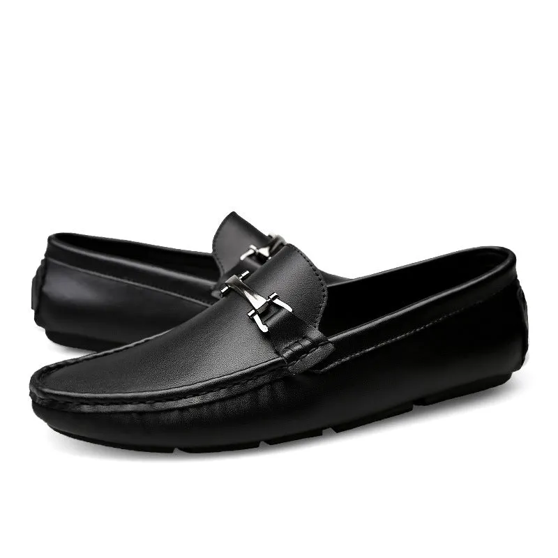 Italian Leather Men Loafers