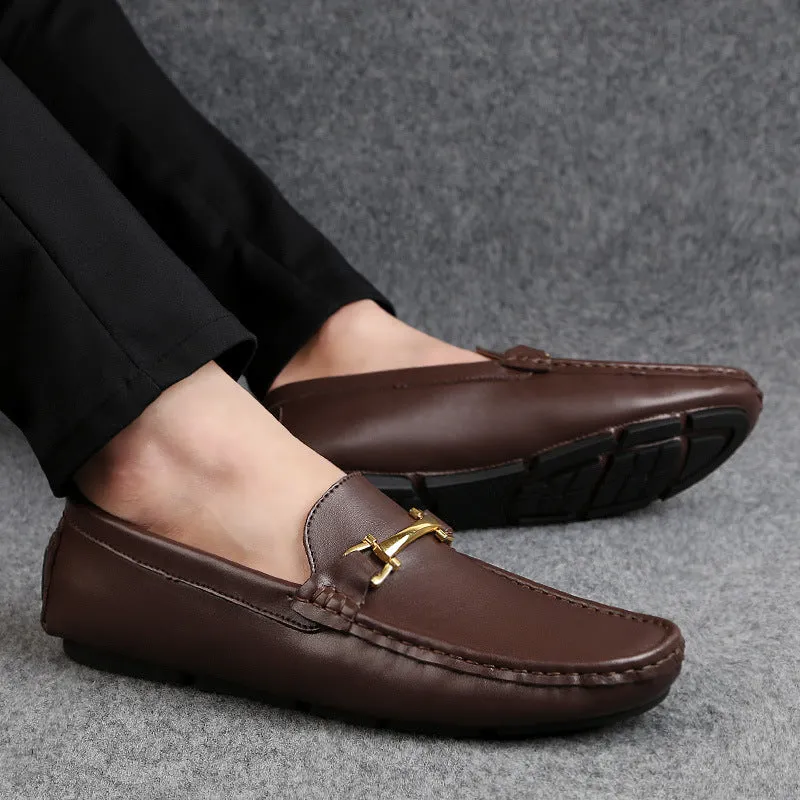 Italian Leather Men Loafers