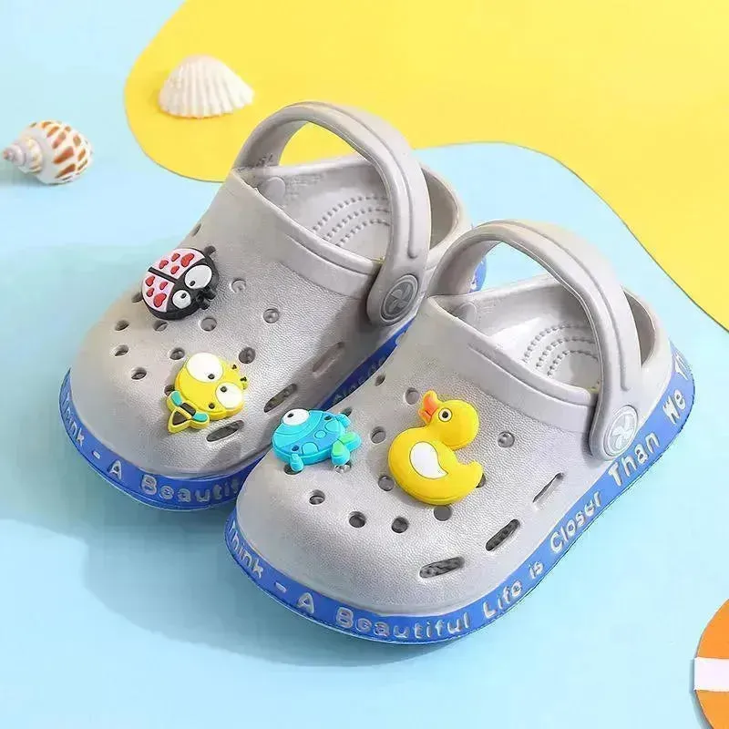 Kids Slippers for Boys Girls Cartoon Shoes Summer Toddler