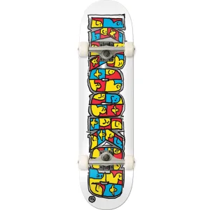 Krooked Gathering Skateboard Complete - 7.3" White