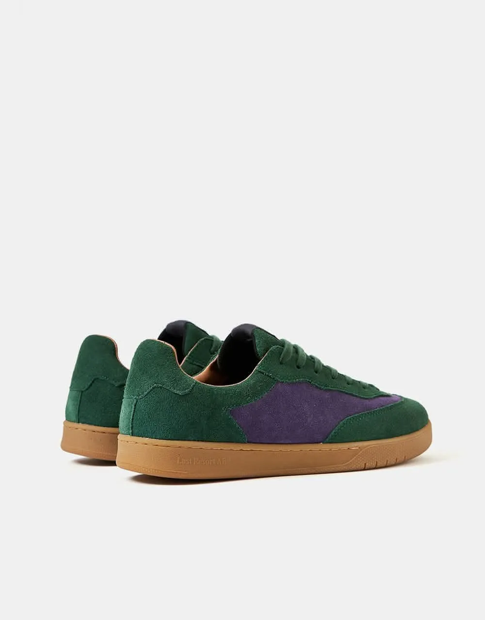 Last Resort AB CM001 Suede Skate Shoes - Elm Green/Loganberrry/Gum