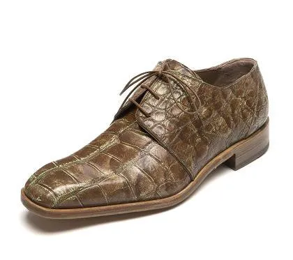 Mauri - "53141/1 Bartolomeo" All Over Alligator Lace Up