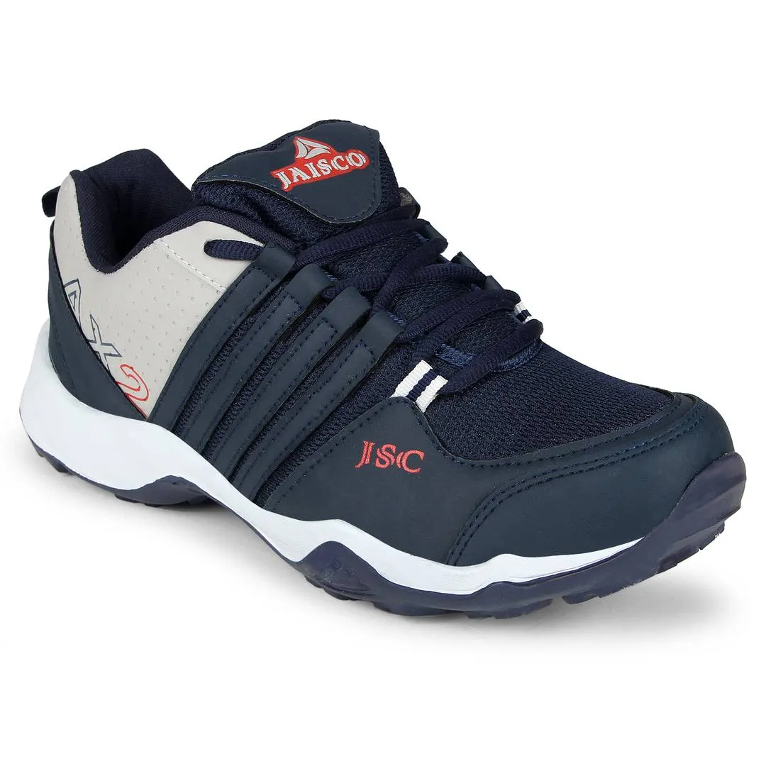 Men Navy Blue Sky Lace Up Outdoor Sport  Running Shoes