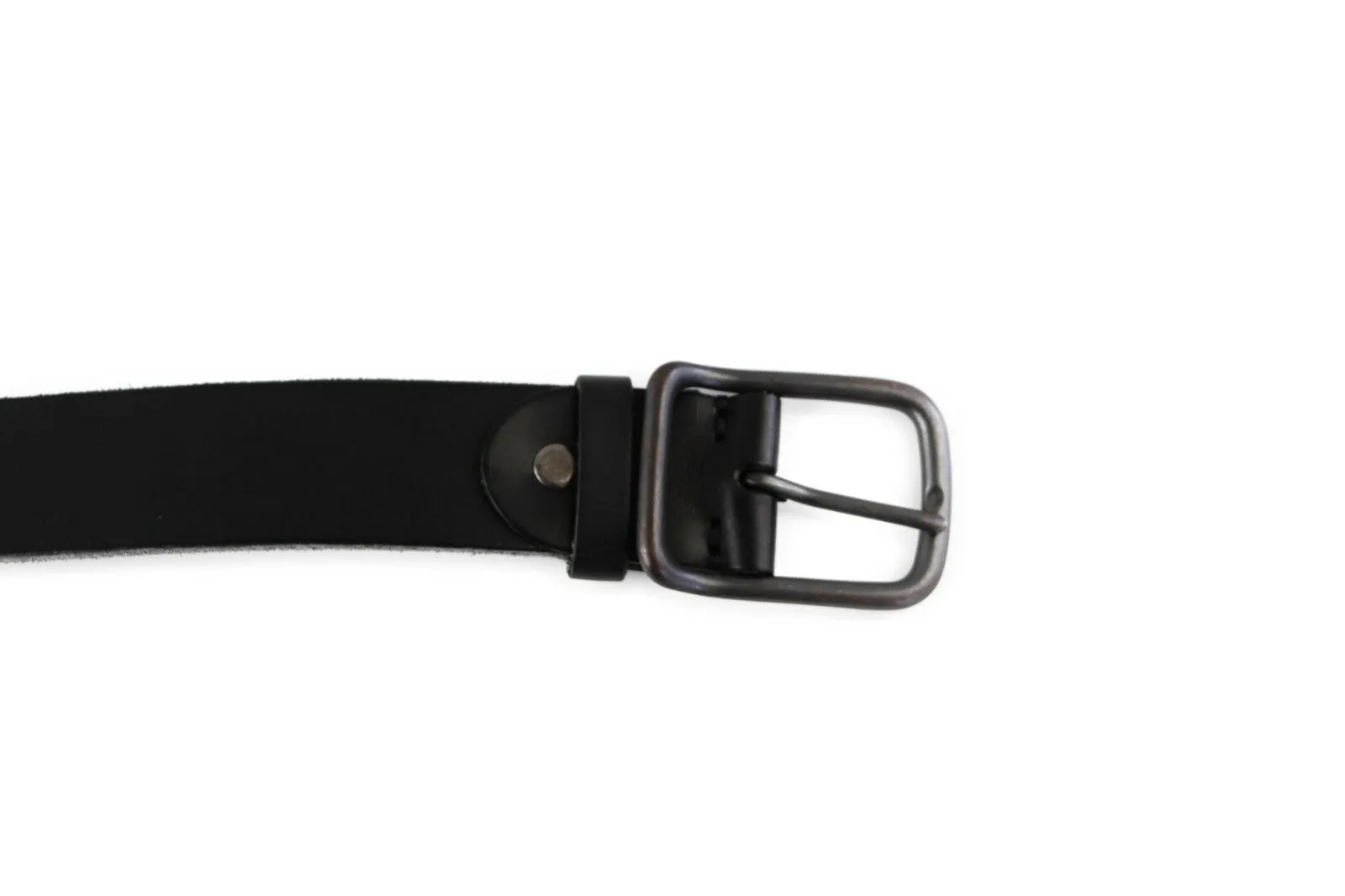 Mens Black Full Grain Leather Belt