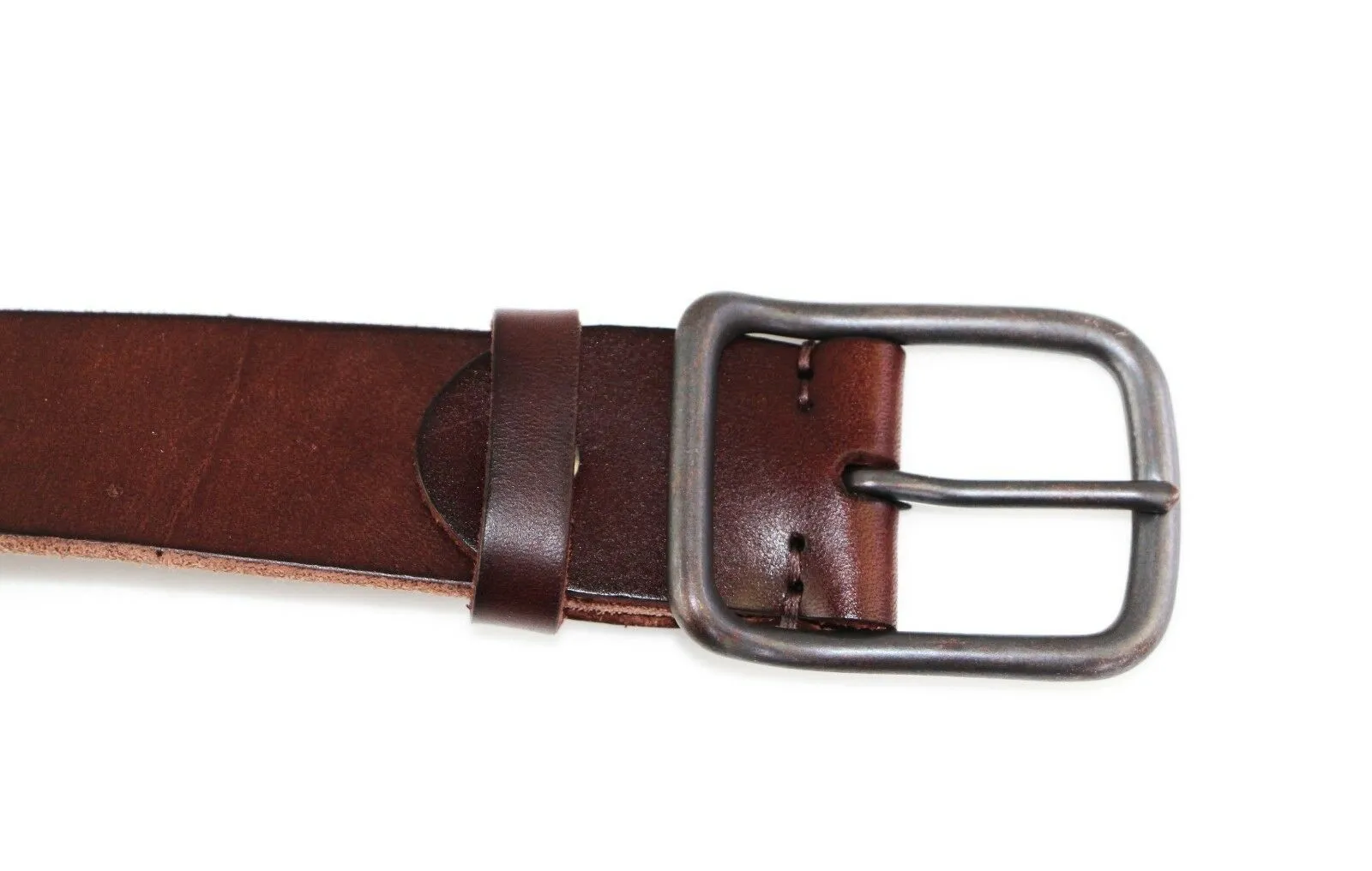 Mens Brown Full Grain Leather Belt