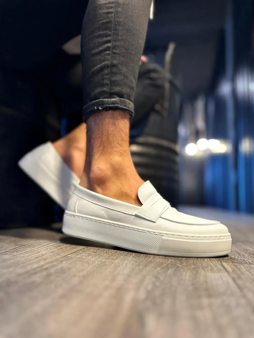Men's Daily Classic Shoes 400 White