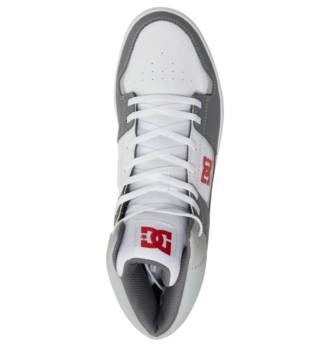 Mens DC Cure High-Top Leather Skate Shoes