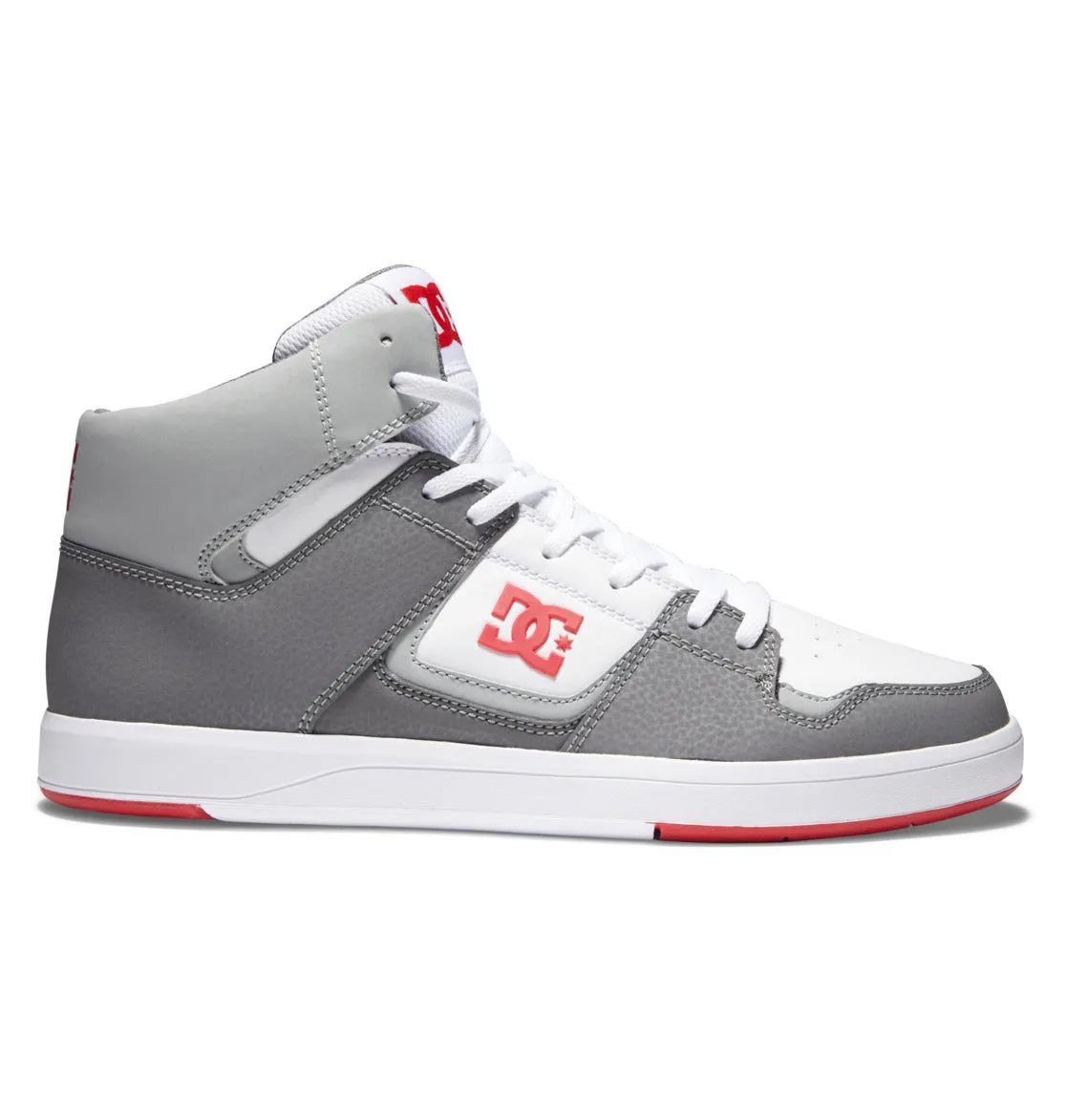 Mens DC Cure High-Top Leather Skate Shoes