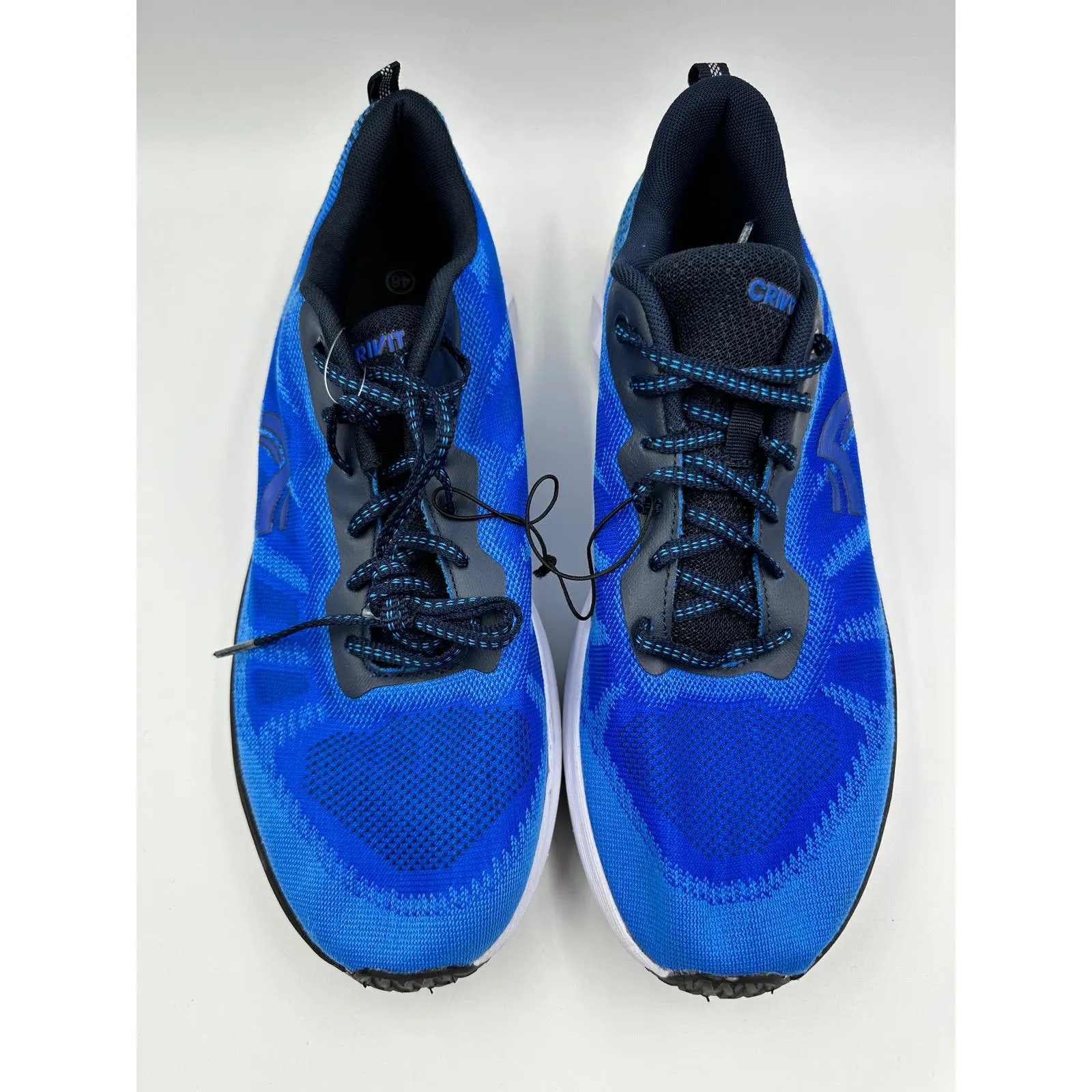 Men's Size 12, Blue Running Sneaker w/ Black Accents & a Black and White Sole