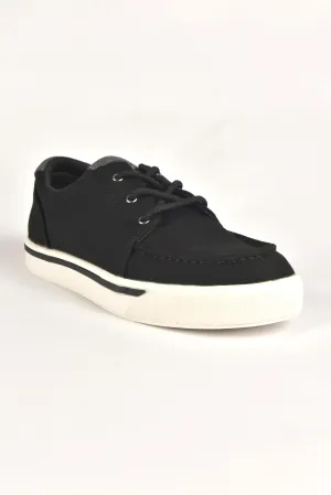 Mens Solid Canvas Sneaker