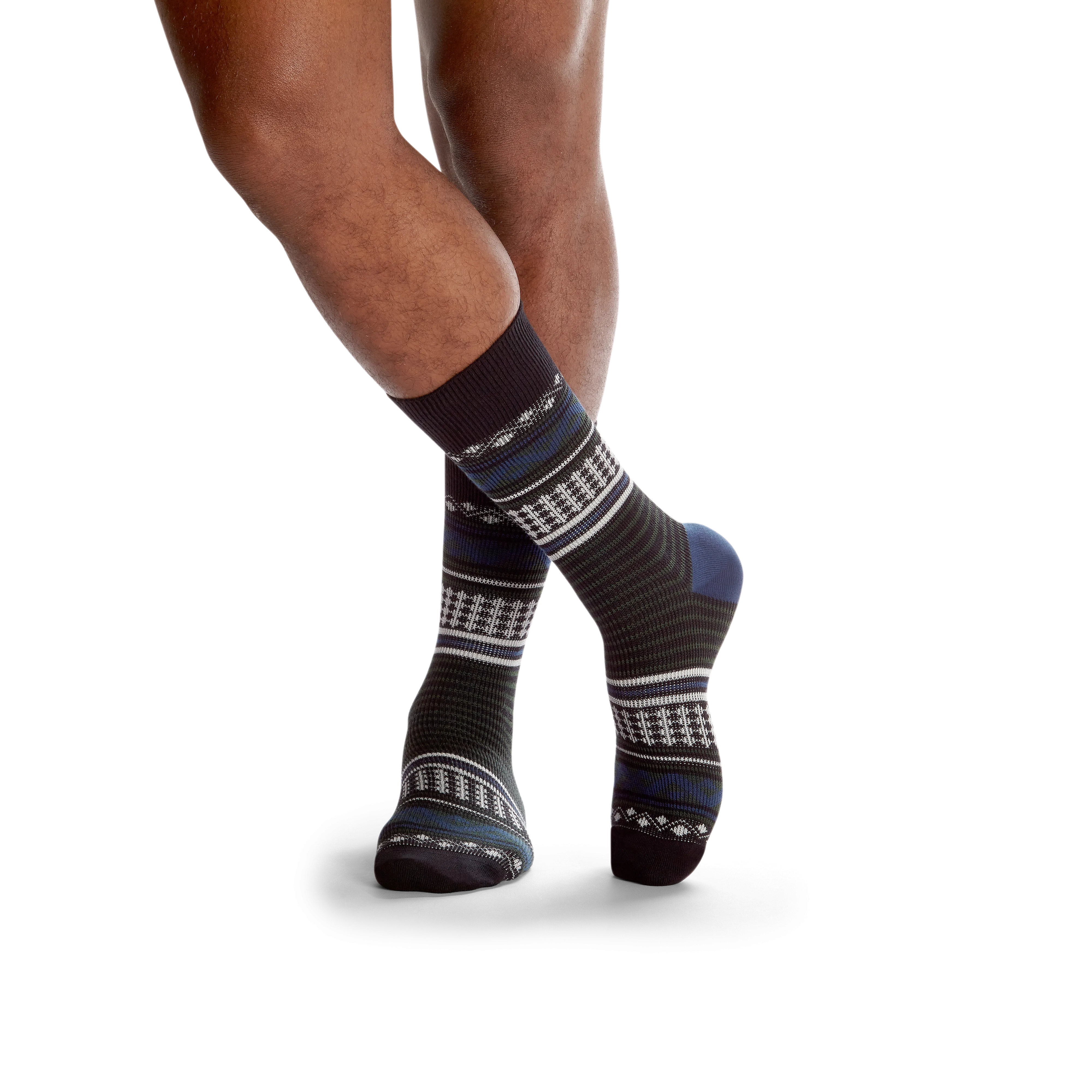 Men's Textured Lightweight Calf Socks