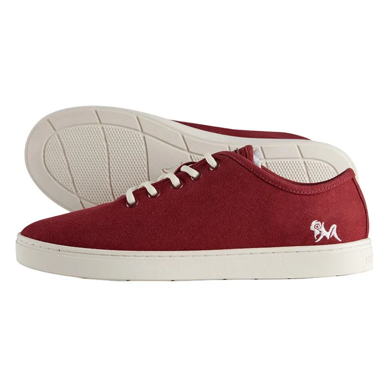 Neeman's Cotton Classic Sneakers | Maroon | Shoes for Men & Women