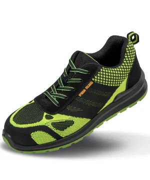 Neon Green/Black - Hicks safety trainer