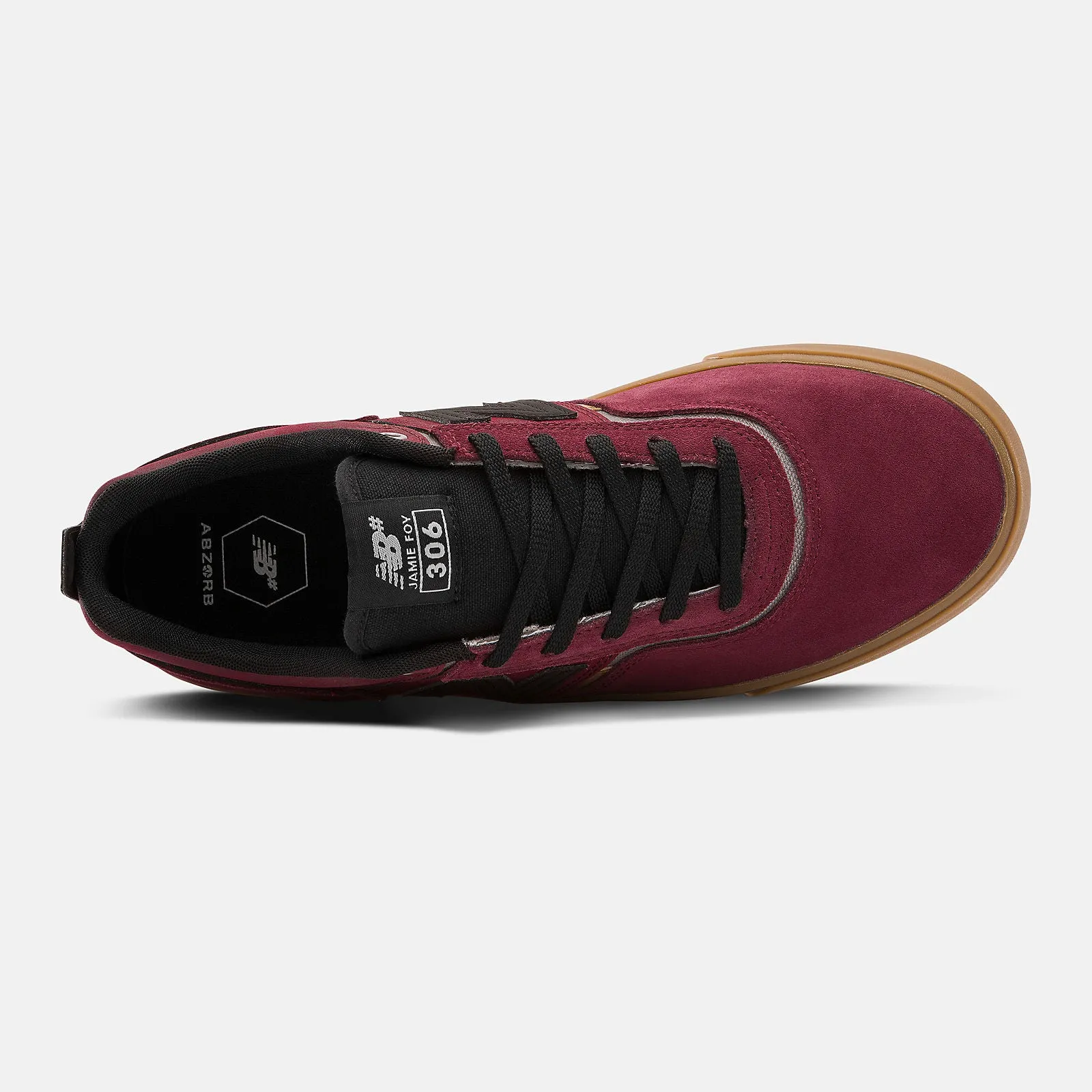 NEW BALANCE 306 JAMIE FOY BURGUNDY/GUM