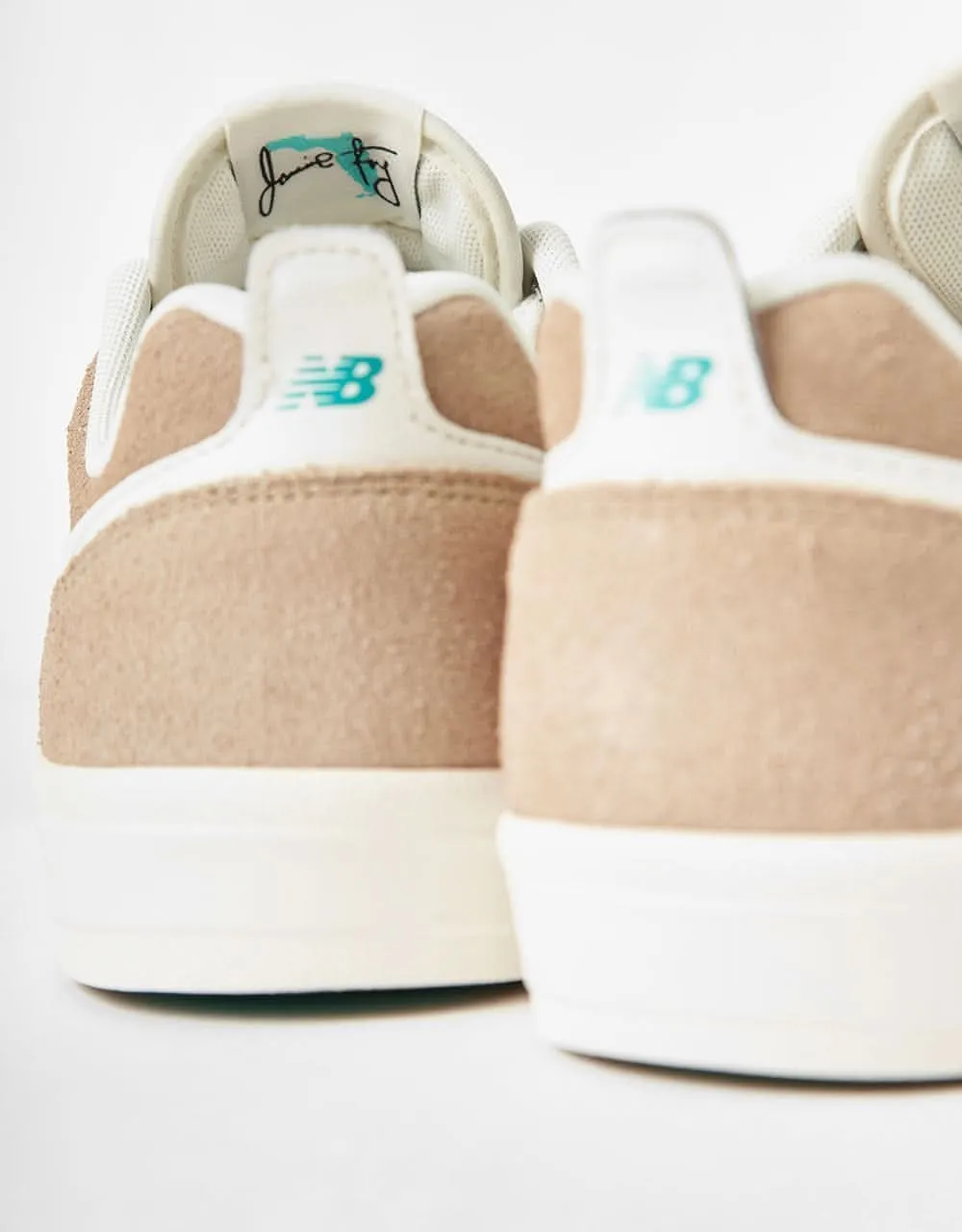 New Balance Numeric Jamie Foy 306 Skate Shoes - Tan/Turquoise