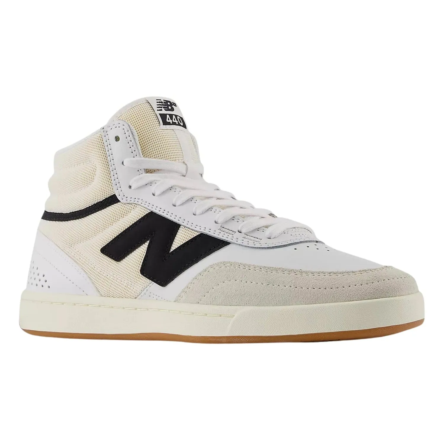 New Balance Numeric NM440 High Top Skate Shoes - White/Black