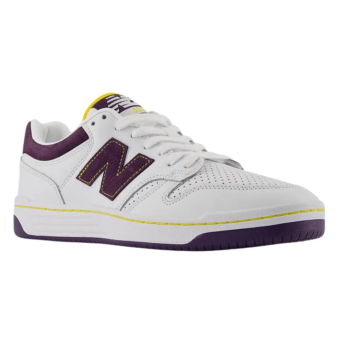 New Balance Numeric NM480 Lakers Skate Shoes - White/Purple