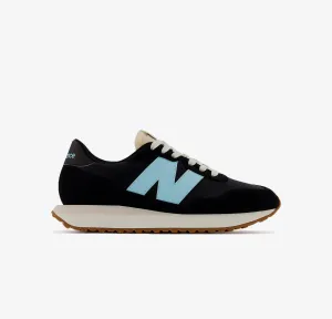 New Balance | WMN'S 237  { BLACK WITH BLEACH BLUE