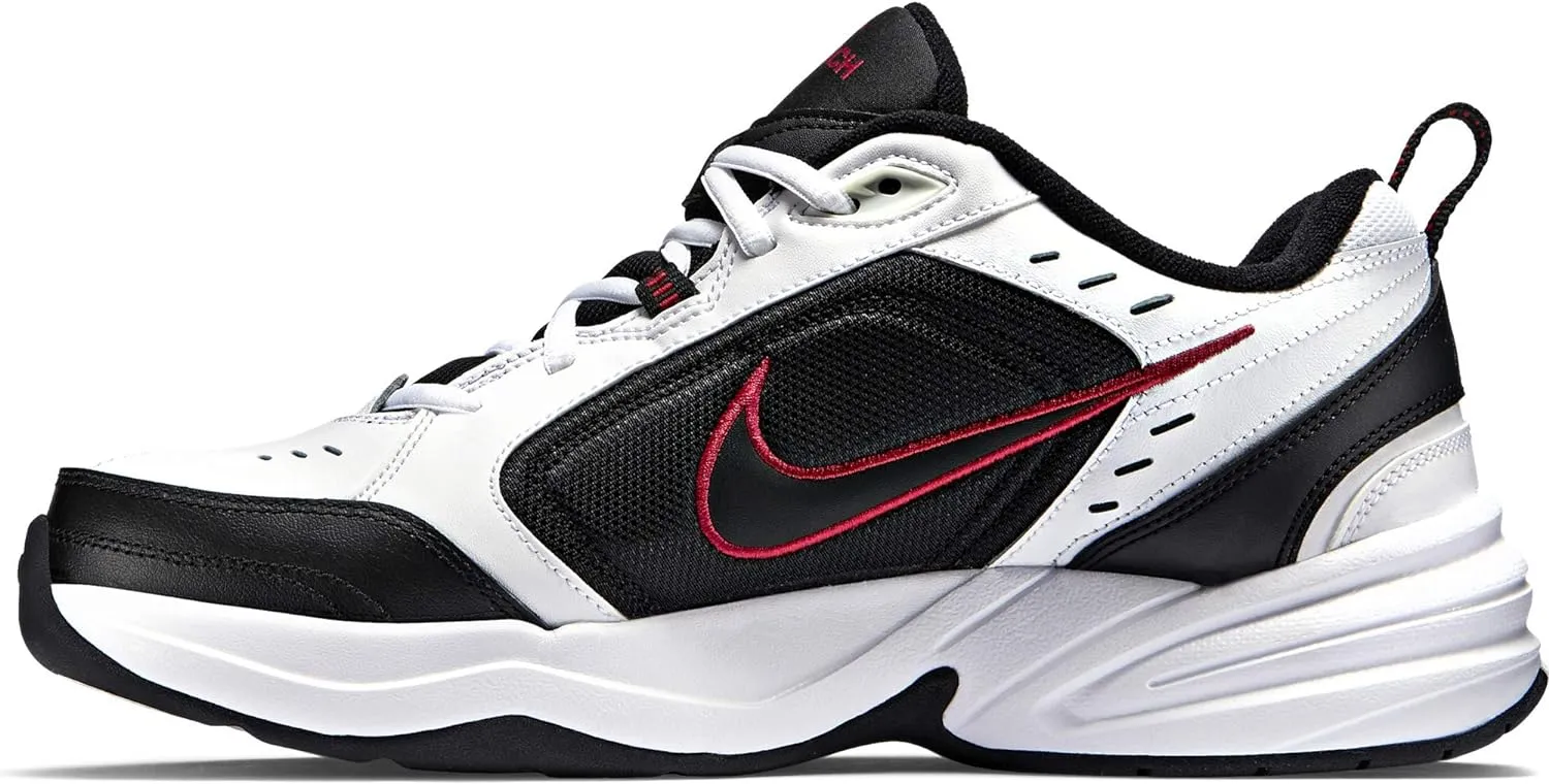 Nike Air Monarch Iv Men's Shoes Size 9 White Black Pair of Shoes