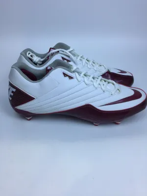 Nike Men Super Speed D 396238 192 White Medium Maroon Size 14 Pair of Shoes