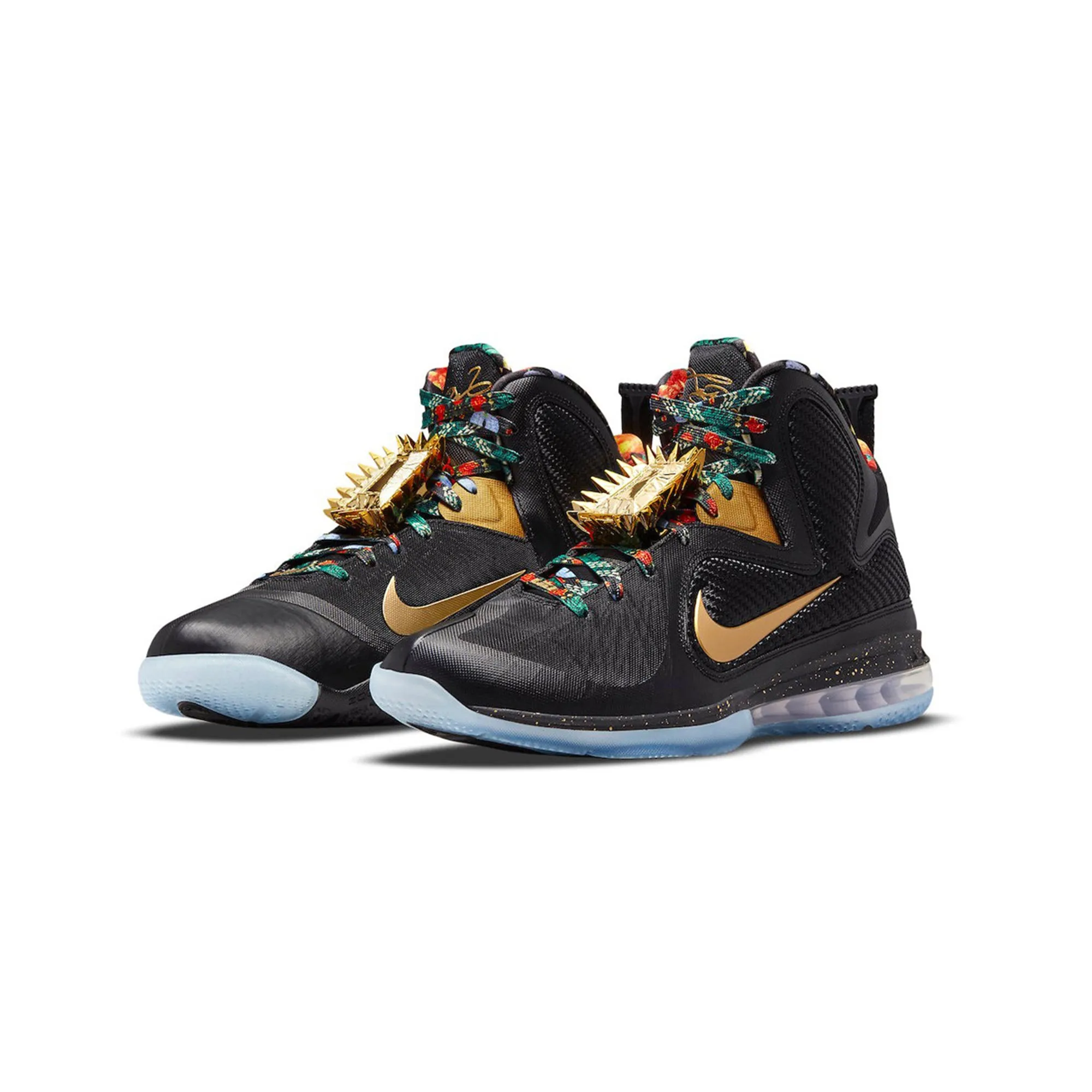 Nike Mens Lebron 9 Shoes 'Black/Metallic Gold'