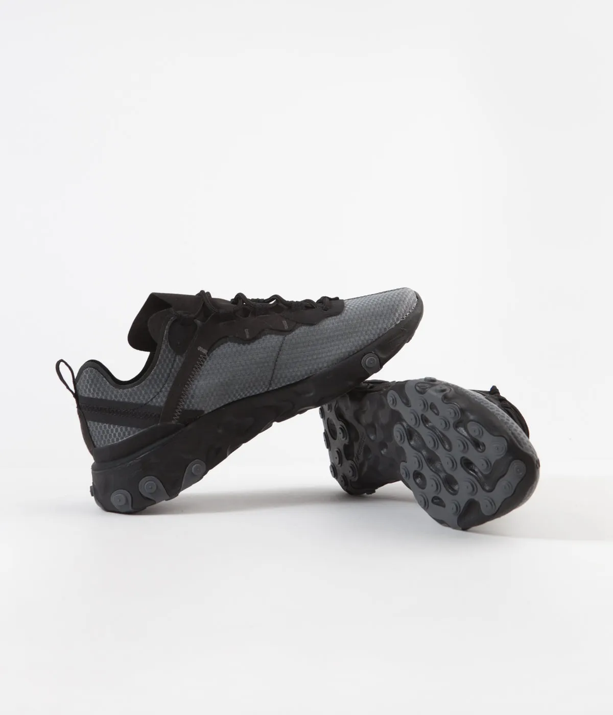 Nike React Element 55 SE Shoes - Black / Dark Grey