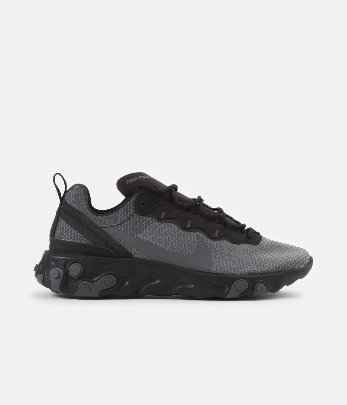 Nike React Element 55 SE Shoes - Black / Dark Grey