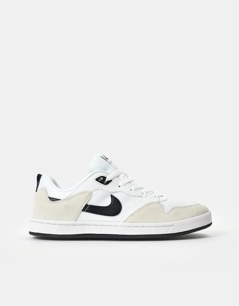 Nike SB Alleyoop Skate Shoes - White/Black-White