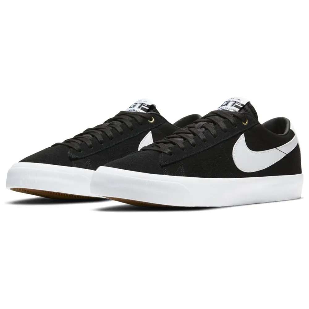 Nike SB - Blazer Low Pro GT Shoes Black/White-Black-Gum Light Brown