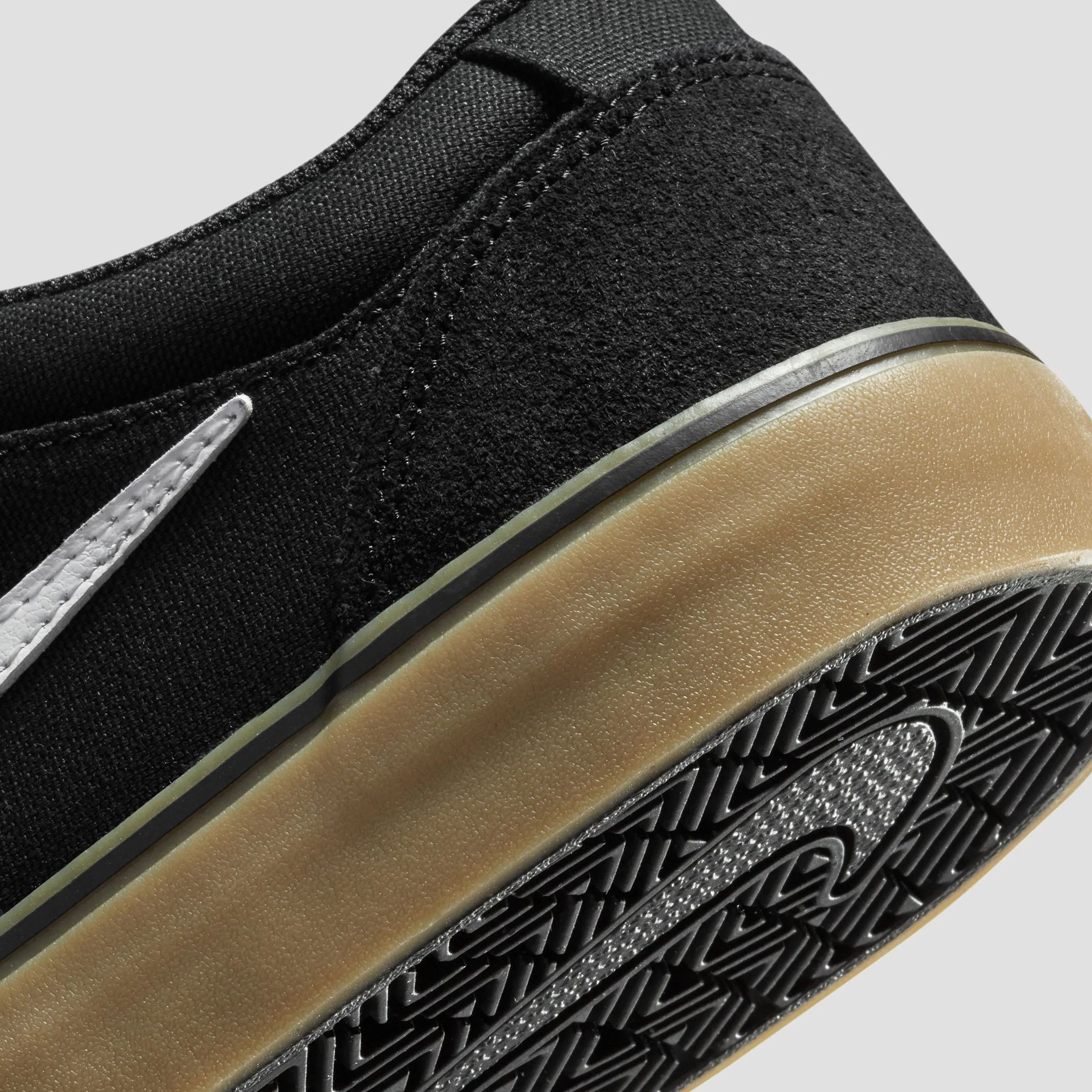 Nike SB Chron 2 Skate Shoes Black / White - Black / Gum