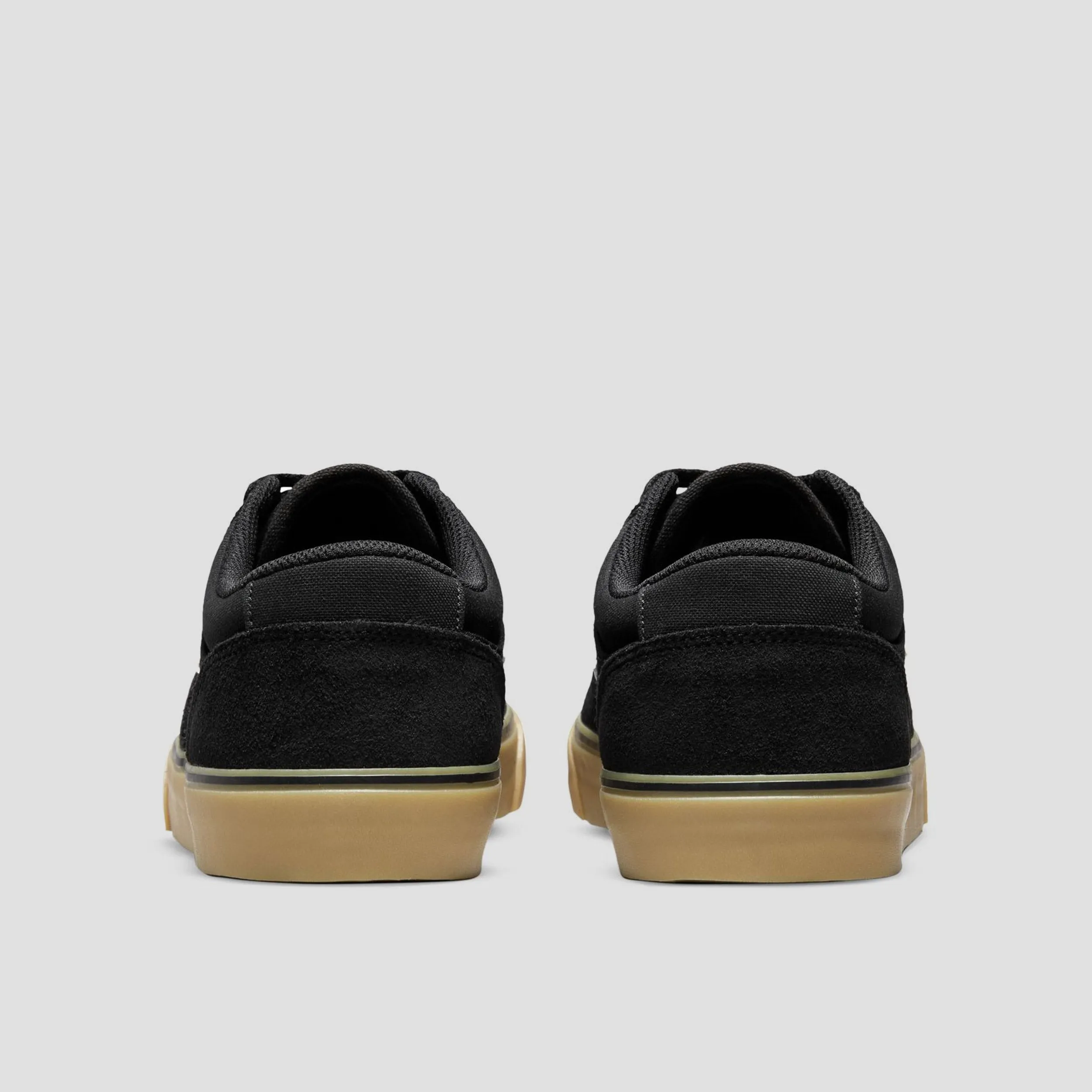 Nike SB Chron 2 Skate Shoes Black / White - Black / Gum