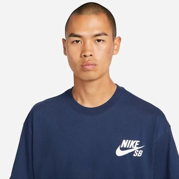 Nike SB Classic Logo Skate Tee Midnight Navy